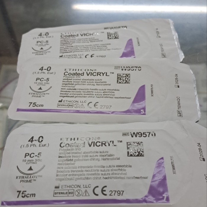 vicryl 4/0 cutting per pcs