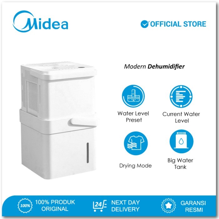 Terlaris Midea Rubik'S Cube Dehumidifier Mddm-20Den7