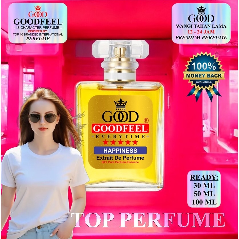 Parfum GoodFeel For LADIES 30ML Extrait De Perfume Wangi Tahan Lama Parfum Wanita / MUDI096