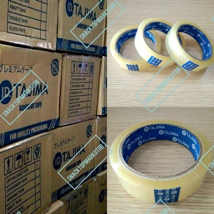 

BEBAS ONGKIR - Isolasi 1Inch (24mm) x 72Yards Tajima Blue Eco / PER DUS 144 Pcs