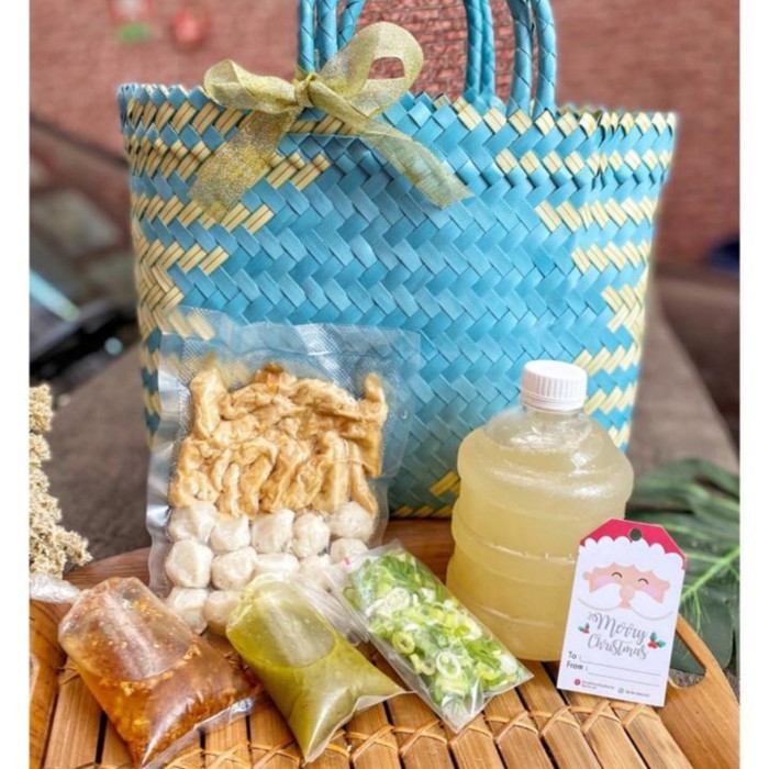 

NEW! Bakso Gepeng / Fukien Hampers Paket Birthday Natal FREE TAS ANYAM - BAKSO GEPENG Limited