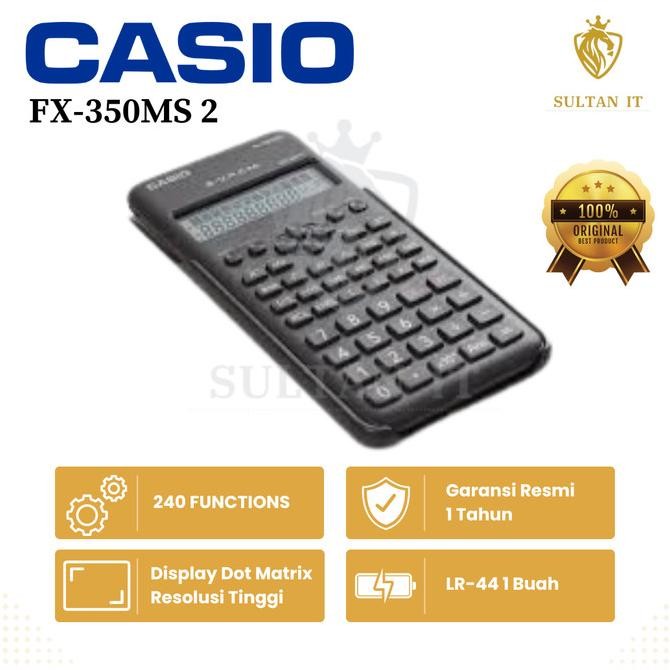 

NEW KALKULATOR SCIENTIFIC CASIO FX 350MS 2 ORIGINAL