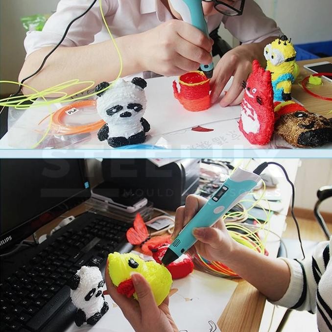 

3D Pen 5V / 12V Pena Generation 2 Stereoscopic 3 Dimensi / 3D Printing !! Ready