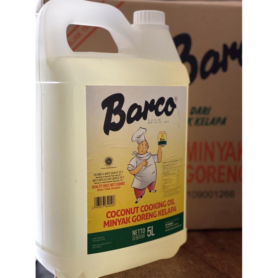

Minyak Goreng Barco 5 Liter Jerigen