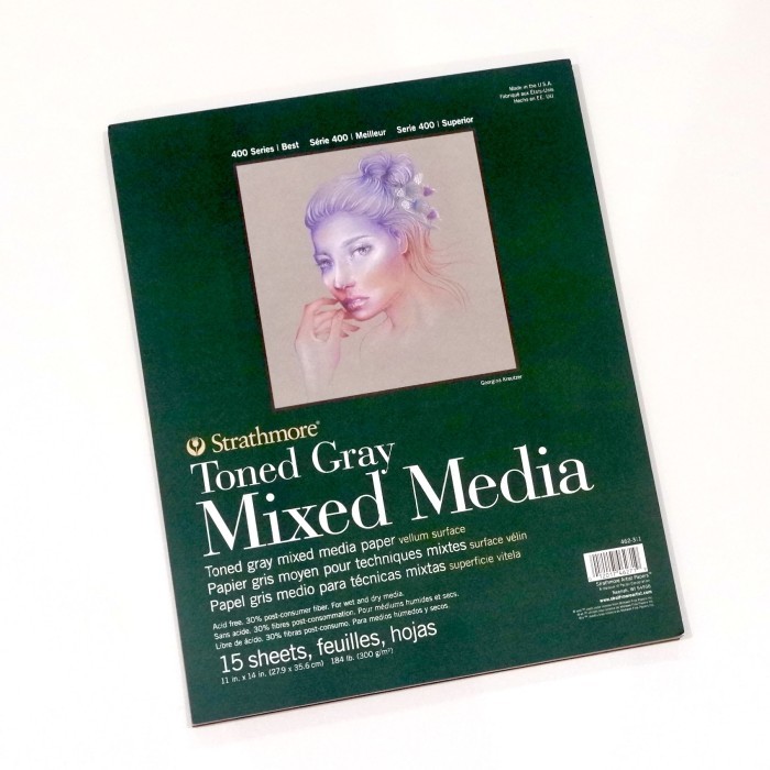 

Triyper Strathmore Toned Gray Mixed Media 11X14