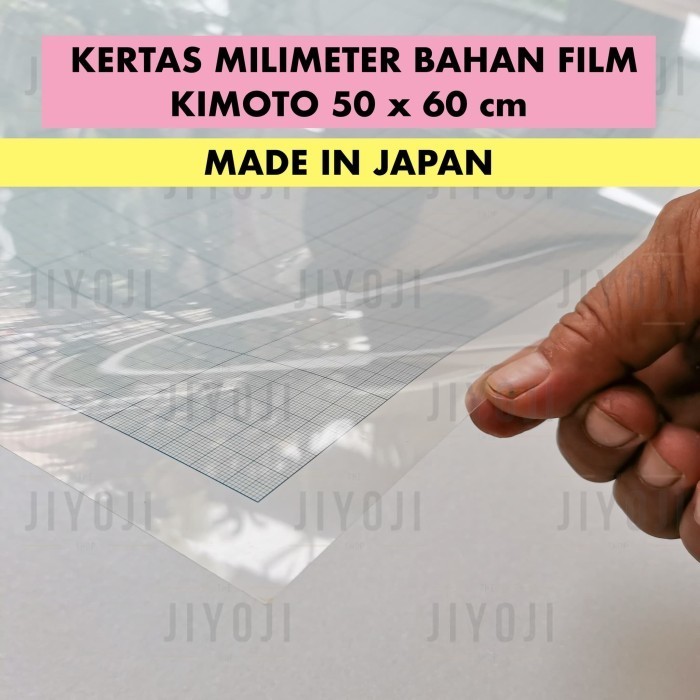 

Triyper Kertas Milimeter Film Kimoto Japan + Tabung Gambar 50X60 Cm