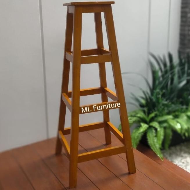 Bangku Kayu Tinggi 120 Cm Kayu Kamper