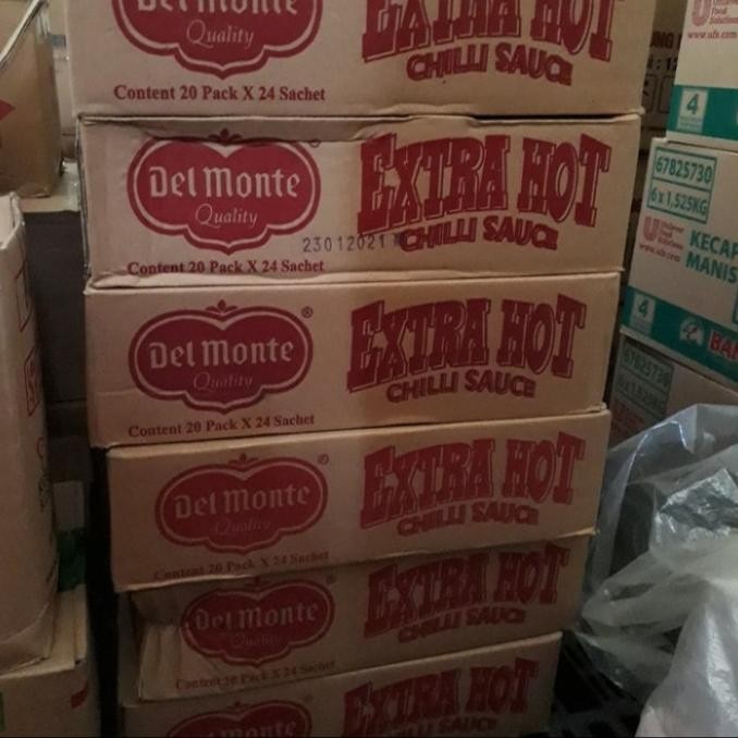 

Delmonte saos sambal sachet 1 dus isi 20 pack