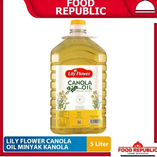 

Canola Oil / Minyak Kanola Lily Flower 5 LTR