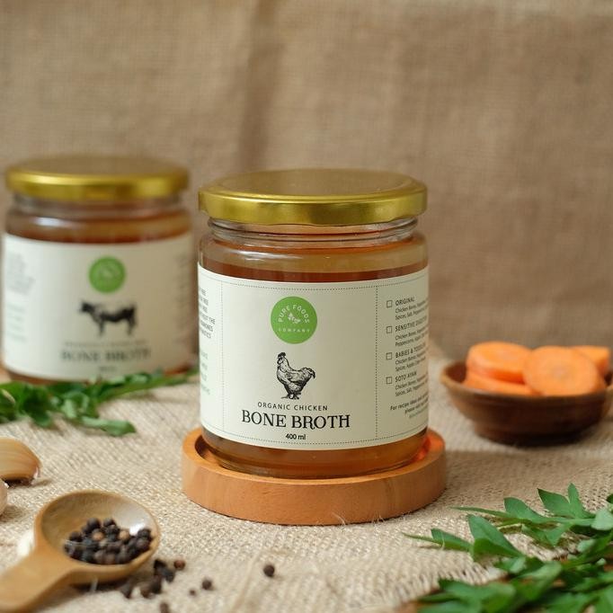 

ORGANIC CHICKEN BONE BROTH 400ML