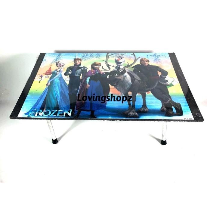 Baru Meja Belajar Kayu Lipat Frozen