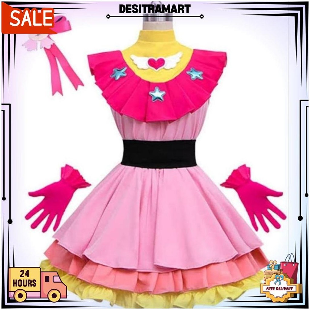 (Cod)Ready Stock Oshi No Ko Hoshino Ai Cosplay Costum Kostum D Gratis Ongkir