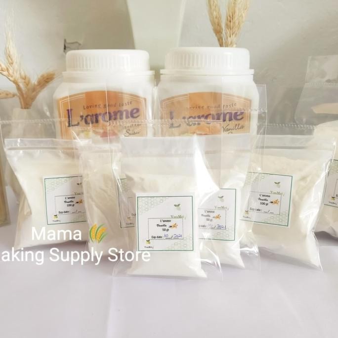 

L'Arome Larome Vanilla Milk Powder Vanila Susu 250 Gr Repacked Wangi Terlaris