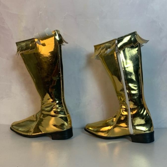 Sepatu Mayoret Umband Marching Anak Tk Sd Smp Sma Dewasa Kuning Boot L21N