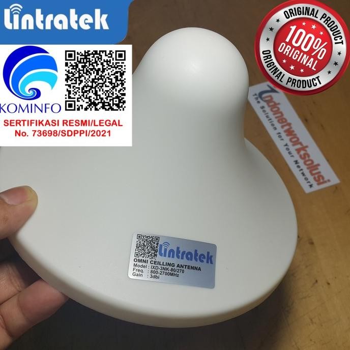 Antena Omni indoor Jamur Ceiling untuk Repeater 2G 3G 4G Lintratek ORI