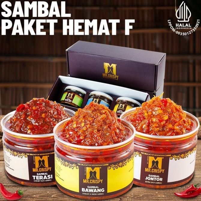 

PAKET SAMBEL HEMAT F MR.CRISPY(KOTAK HMPERS)