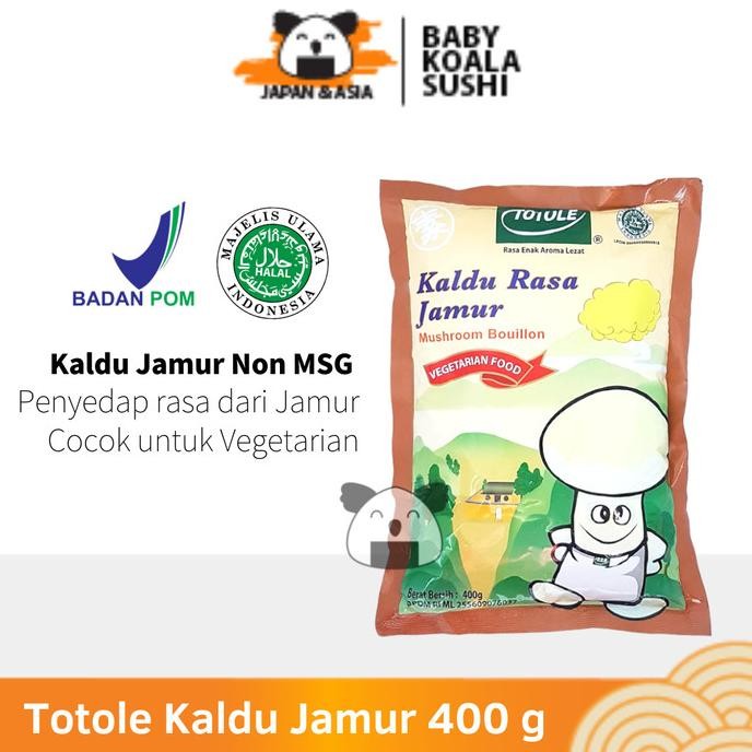 

TOTOLE KALDU JAMUR 400gr | Kaldu Vegan