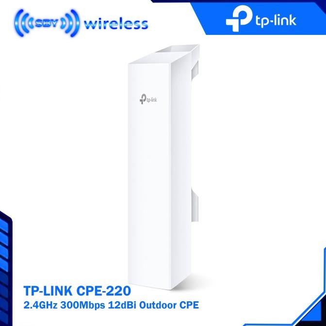 TP Link CPE Outdoor CPE220 2,4 Ghz 300 Mbps CPE-220