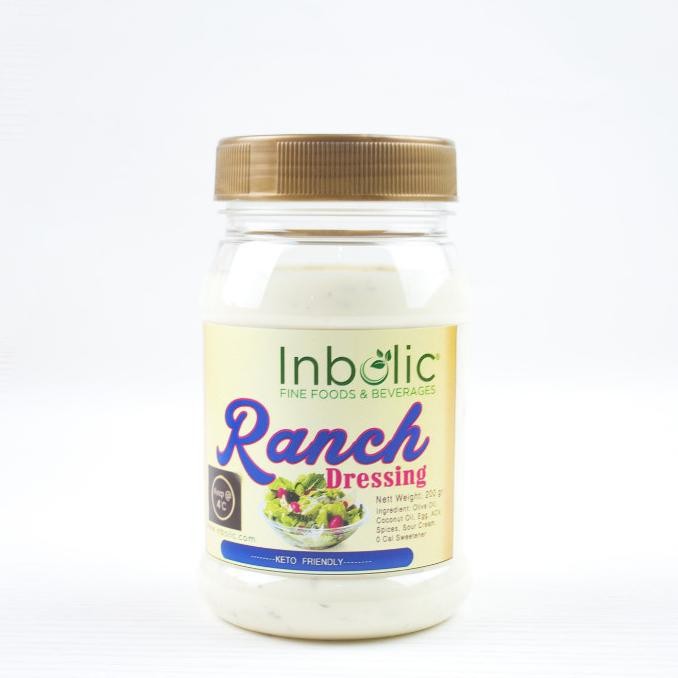 

Inbolic Sugar Free Ranch Dressing | Ranch Dressing Bebas Gula | Keto