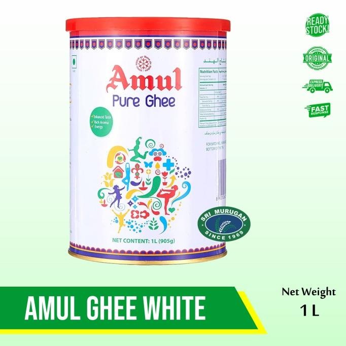 

AMUL ( INDIANS NO 1) WHITE PURE GHEE 01 LT