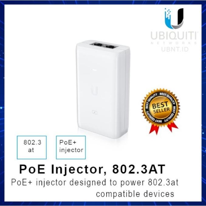 Ubiquiti U-POE-at PoE Injector+, 802.3AT