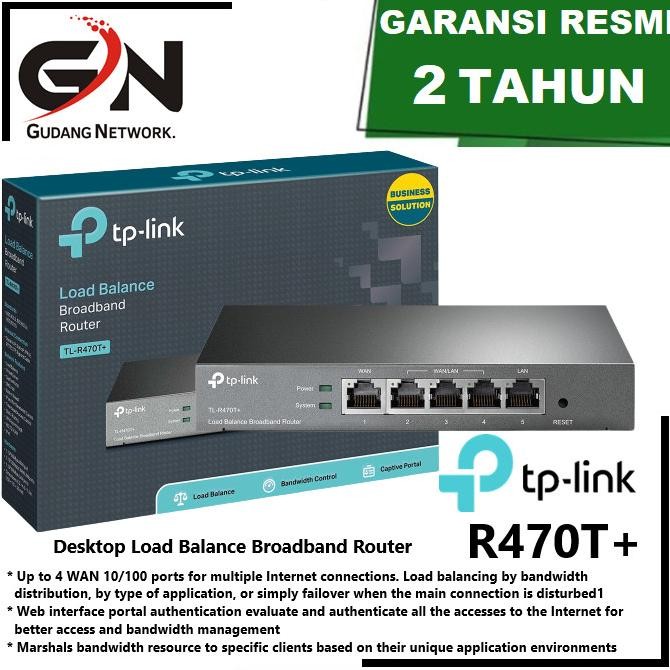 TP-LINK Load Balance Broadband Router TL-R470T+