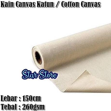 

Kain Kanvas Katun / Cotton Canvas / Bahan Kanvas Lukis / Tirai Kanvas