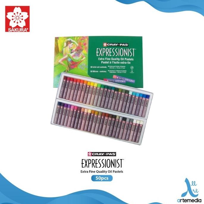 

Krayon Sakura Cray-Pas Expressionist Set 50 Color Oil Pastel Crayon