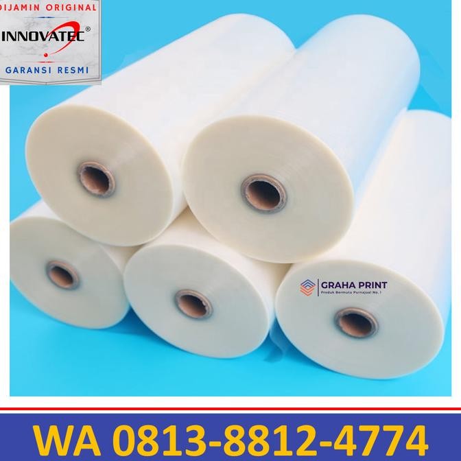 

BEBAS ONGKIR - Plastik Bahan Laminasi Laminating Roll Panas Thermal 33cm x 200m Doff