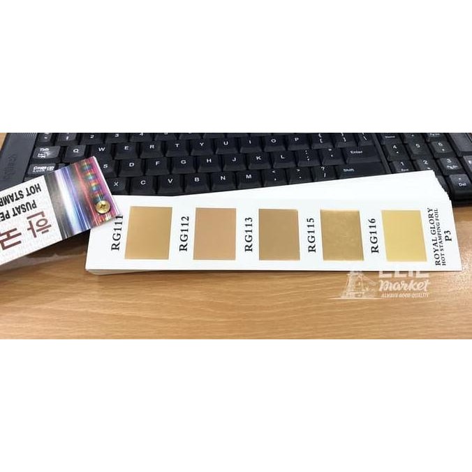 

NEW KERTAS FOIL / HOT STAMPING FOIL EMAS DOFT 1/2 ROLL / Hotprint / Poly
