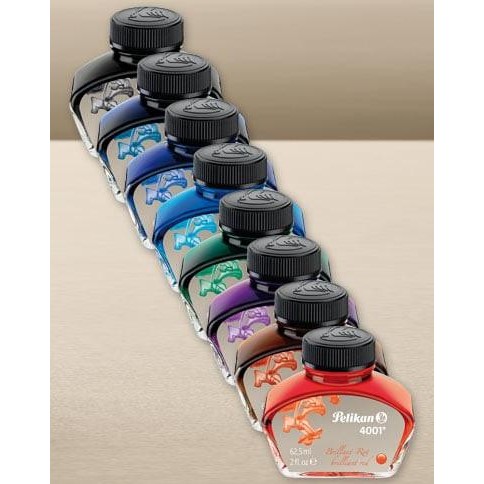 

TERBARU - Fountain Pen Ink / Tinta 62.5ml Botol - Pelikan 4001 Series