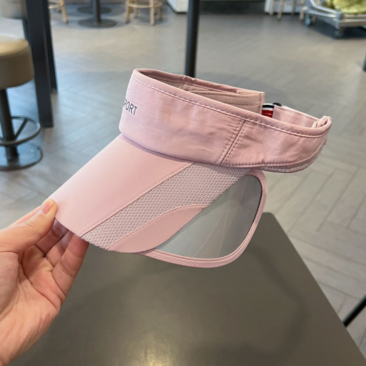 Quick-Drying Retractable Brim Sun Protection Visor Cap Outdoor Running Sun Hat