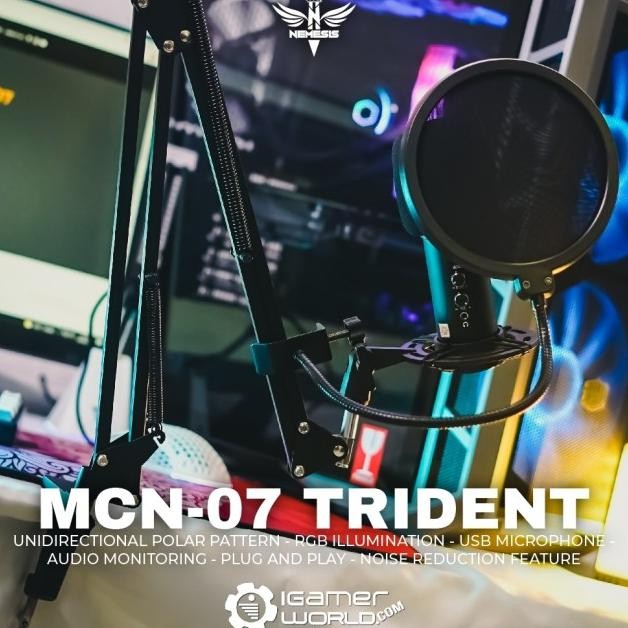 Nyk Mcn-07 Trident / Mcn07 Trident Rgb Crophone Condenser