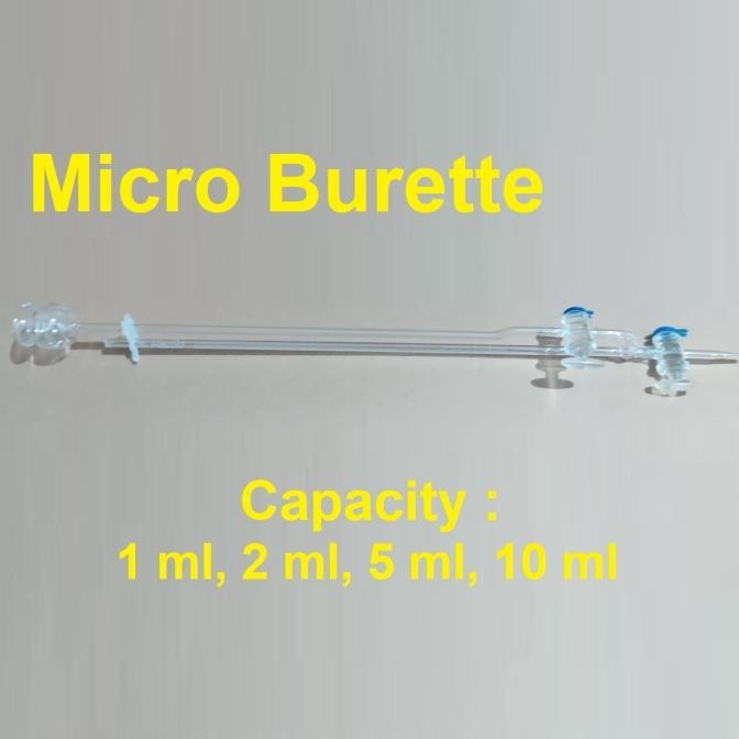 MICRO BURET 1 ML 2 ML 5 ML 10 ML MICROBURET MIKRO BURETTE MIKROBURET