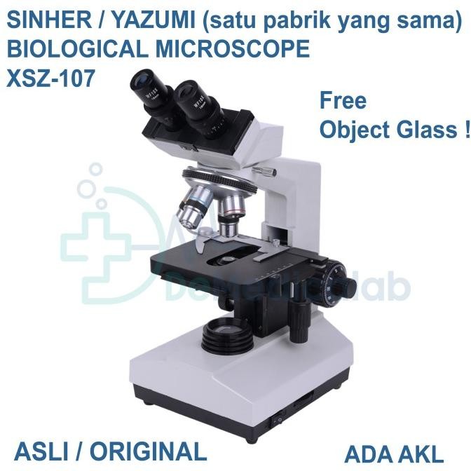 Mikroskop Microscope Binocular XSZ 107BN 1600X SINHER 1 Pabrik Yazumi BS76