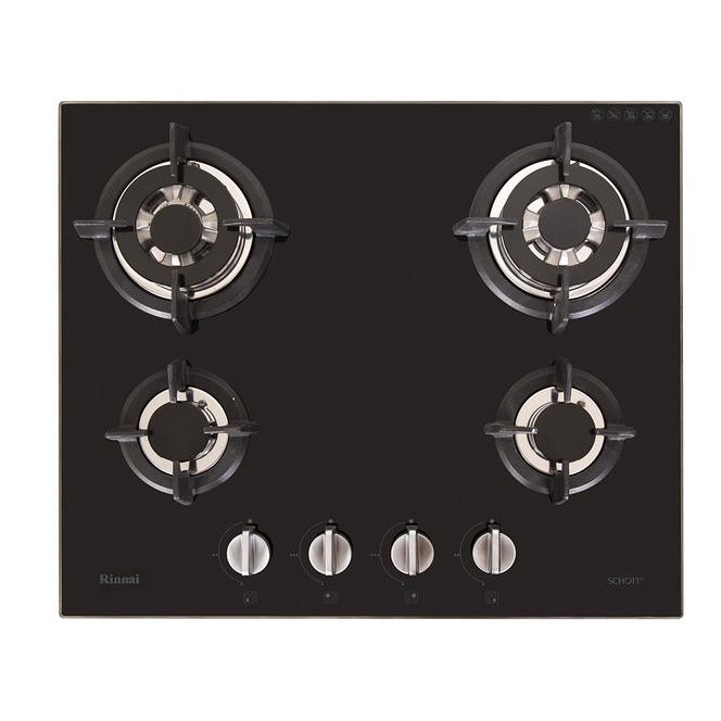 Built-In Gas Hob Kompor Gas Tanam 4 Tungku Rinnai Rb-64G