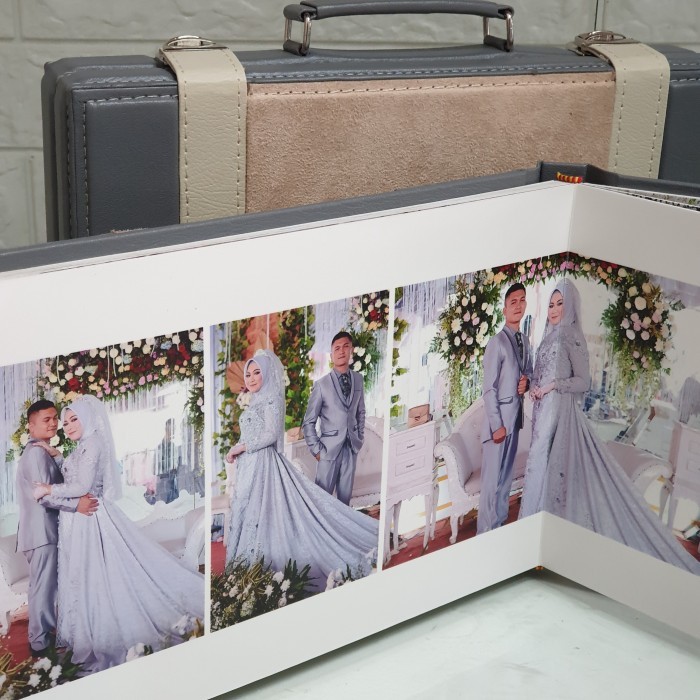 Promoo Cetak foto album kolase magazine 20x30 cm / Photo wedding / hardcover