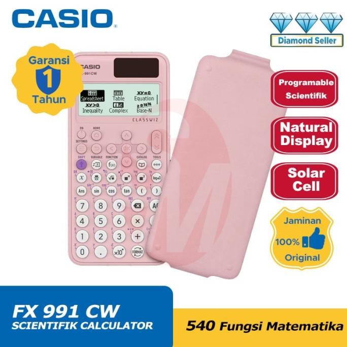 

Kalkulator Casio Fx 991 Cw Standard Scientific