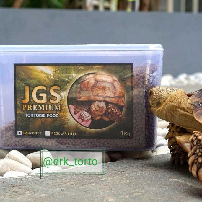 JGS Premium tortoise food 1 kg / makanan kura darat / pelet kura