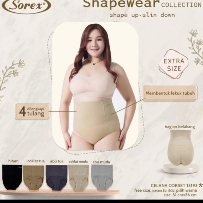 Celana Korset Big Size Sorex 13193 Pelangsing Jumbo Size Shapewear