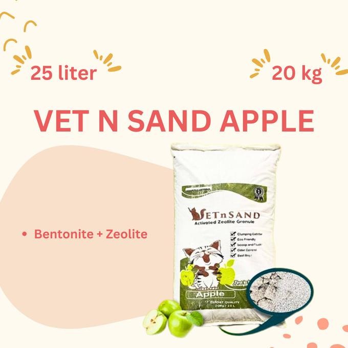 VETSAND Granule Cat Litter 20kg pasir kucing gumpal original TERMURAH