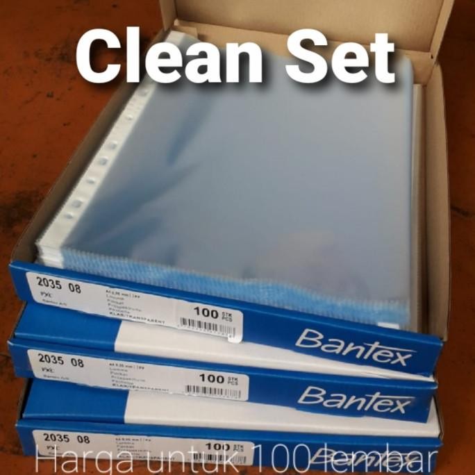 

NEW 100 lembar plastik pocket binder A4 antilarge
