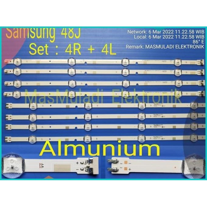 LAMPU BL BACKLIGHT TV LED SAMSUNG UA48J5000 UA48M5000 UA48J5020 UA48J