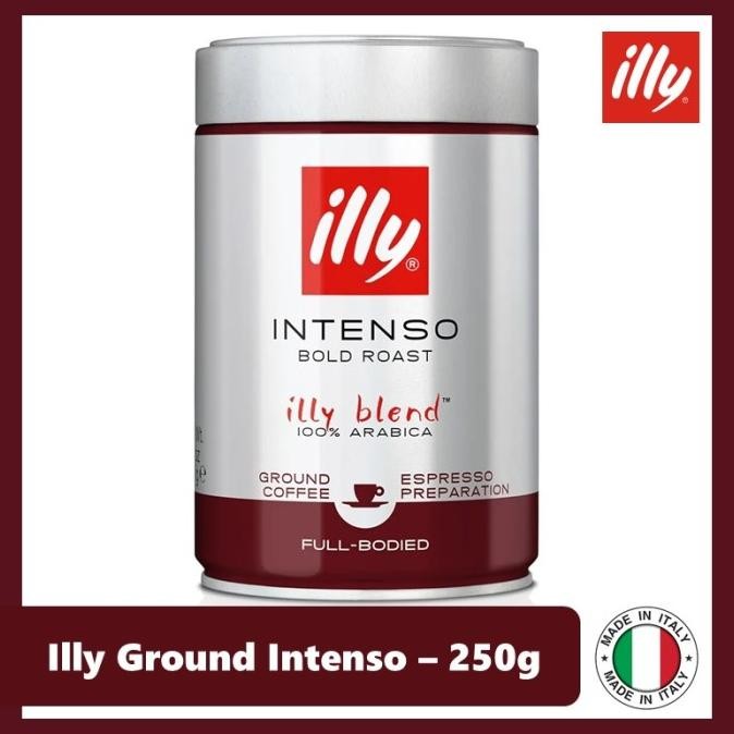 

illy Coffee 100% Arabica | Kopi Bubuk Asli Italia | Ground 250 gram