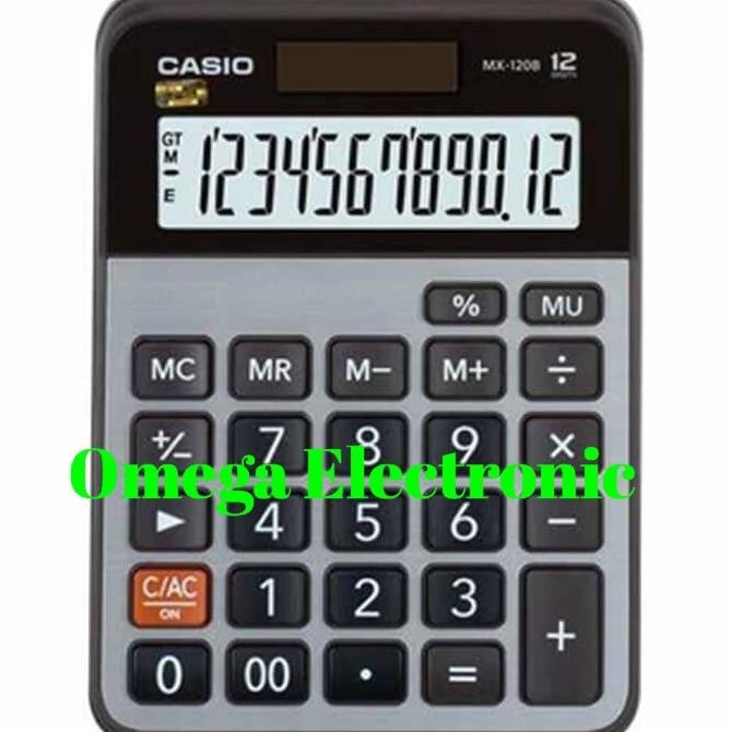 

Casio Calculator Mx-120B - Kalkulator Meja Office Desktop Mx 120 B