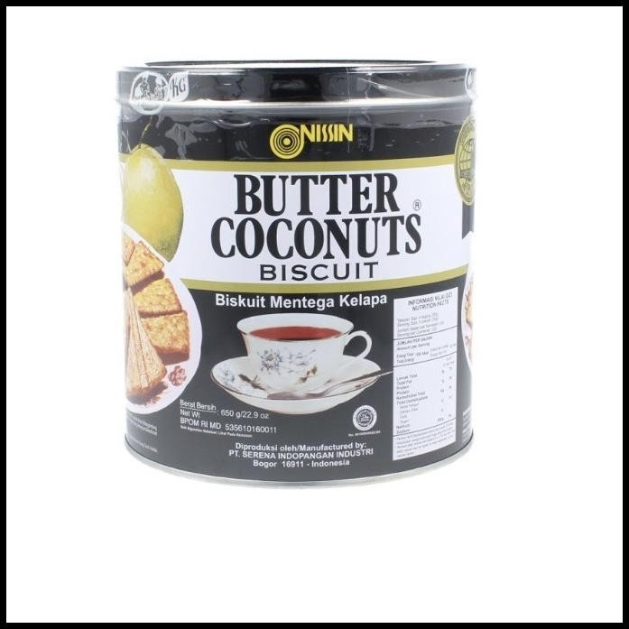 

Nissin Butter Coconut Kaleng 700 Gr | Biskuit | Kue | Cake