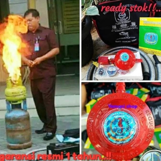 REGULATOR KOPANA TOP GAS PERTAMINA BERGARANSI 1 TAHUN GARANSI ORIGINAL