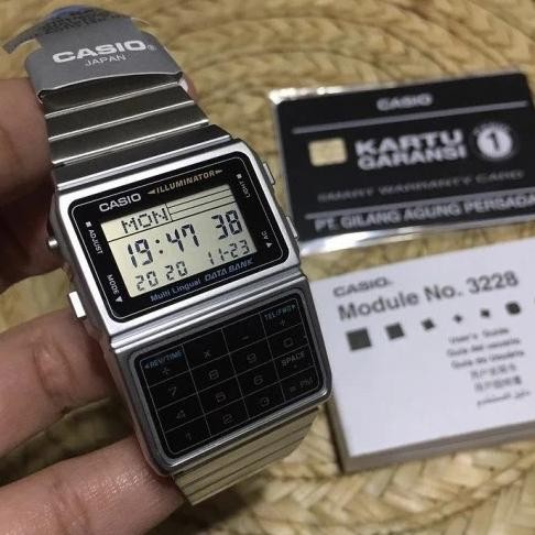 

Jam Casio Calculator Dbc611-1 Stainless Silver Vintage Kalkulator Ori