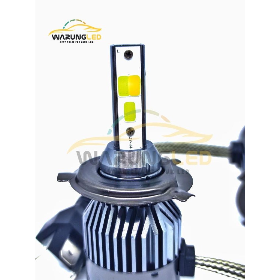 Lampu Utama Mobil Led X9 Eco9 Luminos H4 3 Warna Super Bright