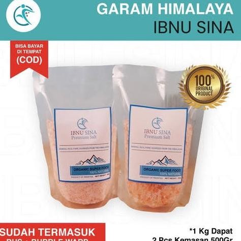 

(ASLI) garam himalaya ibnu sina 1000gr/himalayan pink salt ibnu sina LC